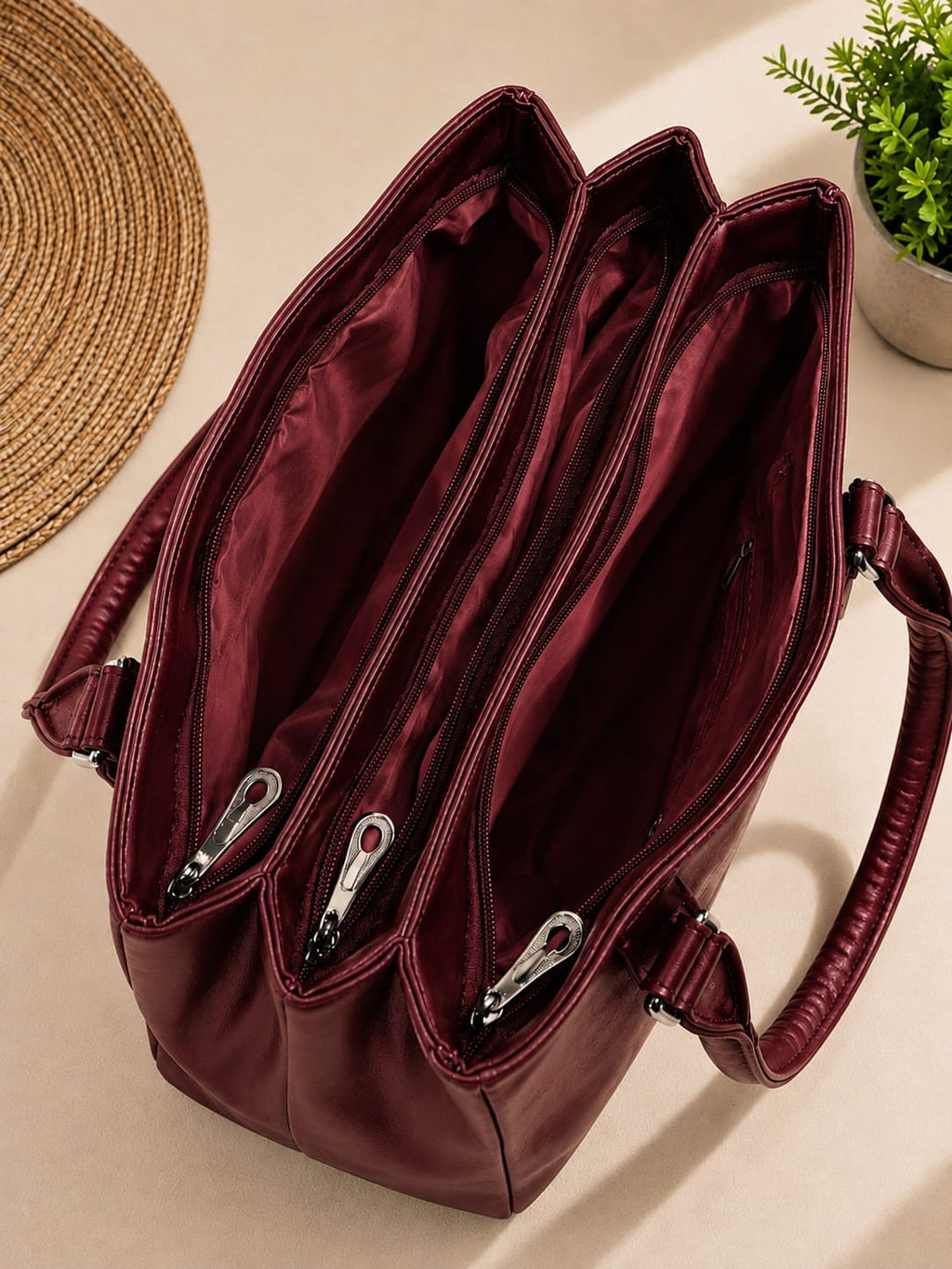 Women’s Brown Stylish Handbag for Daily Use, Office, Shopping and Casual Wear