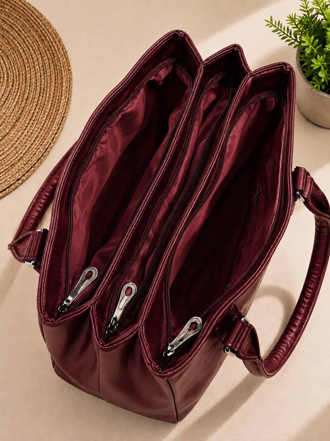Women’s Brown Stylish Handbag for Daily Use, Office, Shopping and Casual Wear