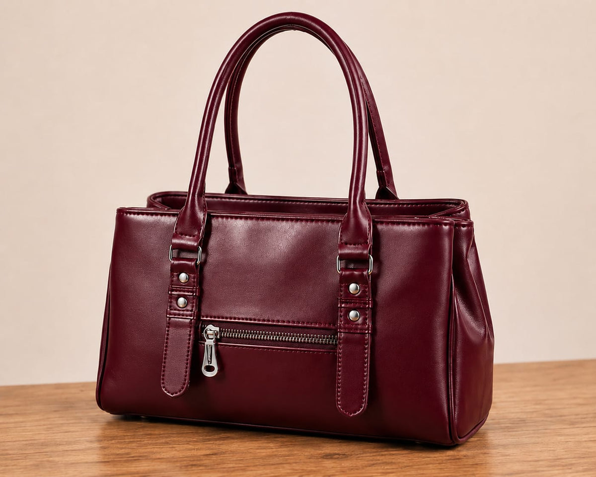 Women’s Brown Stylish Handbag for Daily Use, Office, Shopping and Casual Wear