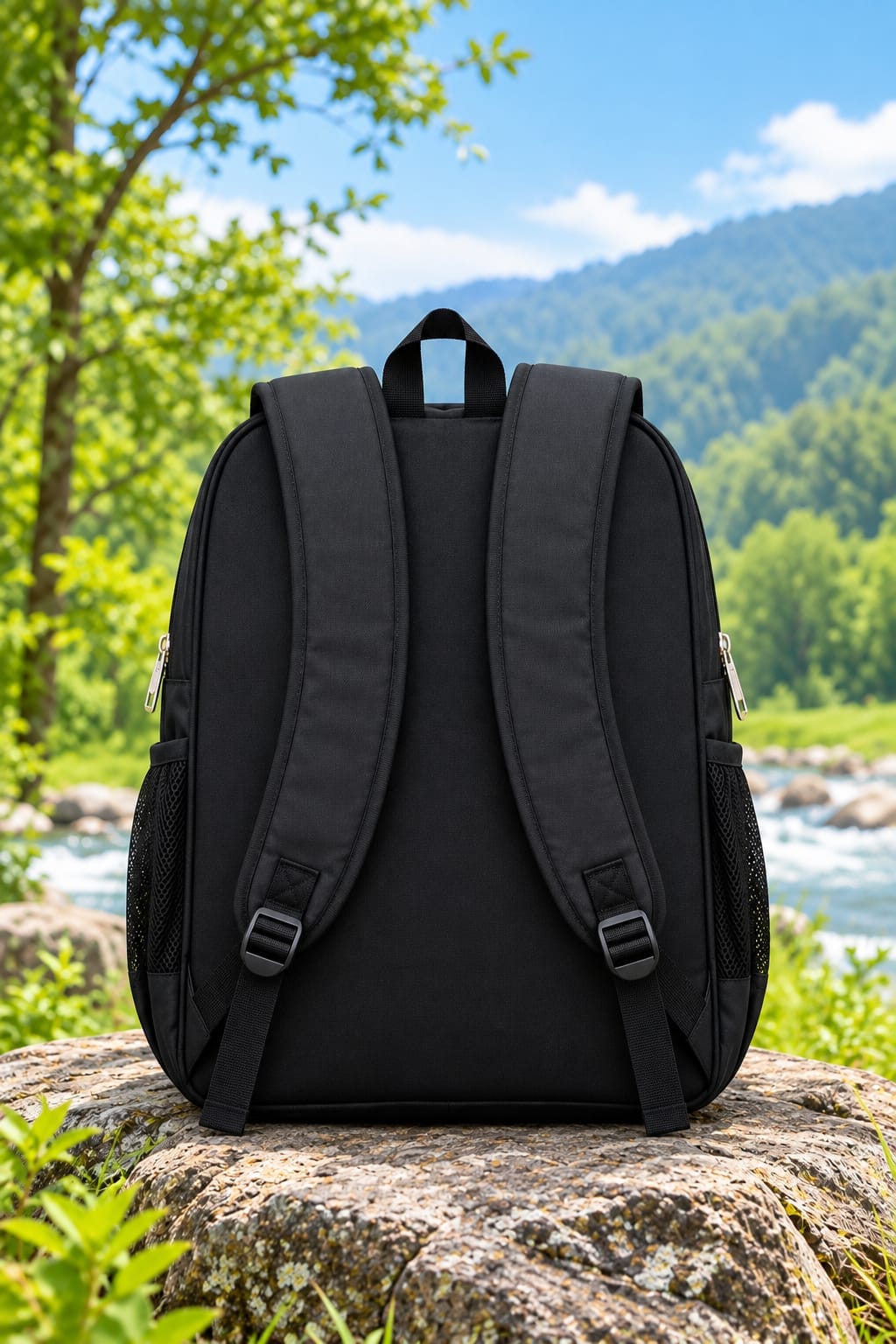Elite Fashion Black Backpack for Men & Women | Stylish Multi-Compartment School, College & Office Bag