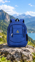 Elite Fashion Blue Backpack for Men & Women | Stylish Multi-Compartment School, College, Office & Travel Bag