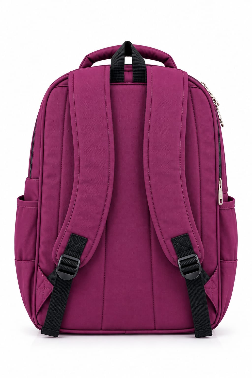 Elite Fashion Maroon Backpack for Women & Girls | Stylish Floral Design School, College & Travel Bag